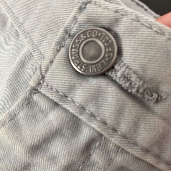 Levis 508 Jeans Mens 38 x 32 Gray Pants Regular Taper Casual Comfort‎ Used - Picture 14 of 16